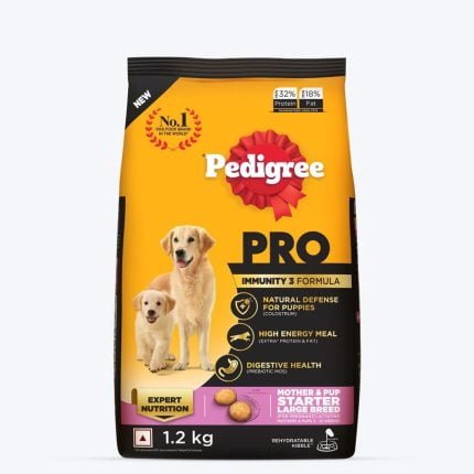 Pedigree PRO Expert Nutrition Lactating/Pregnant Mother and Puppy Starter (3-12 Weeks) Large Breed Dog Dry Food