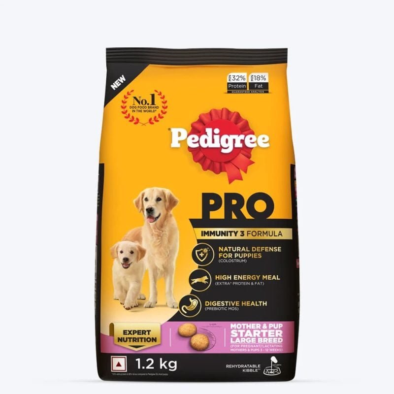 Pedigree PRO Expert Nutrition Lactating/Pregnant Mother and Puppy Starter (3-12 Weeks) Large Breed Dog Dry Food