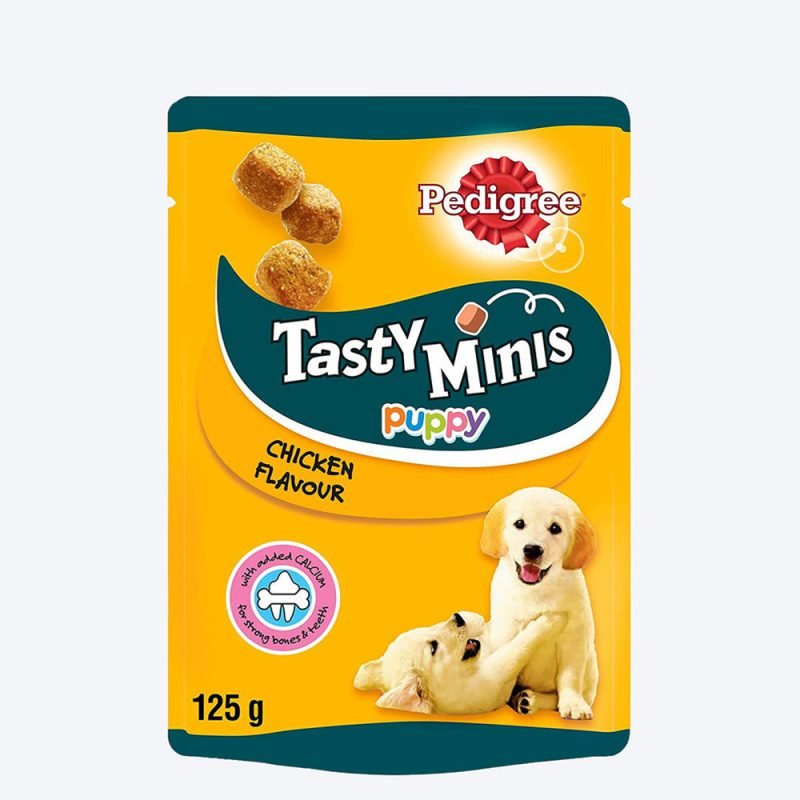 Pedigree Tasty Minis Cubes Puppy Dog Treat - Chicken Flavour