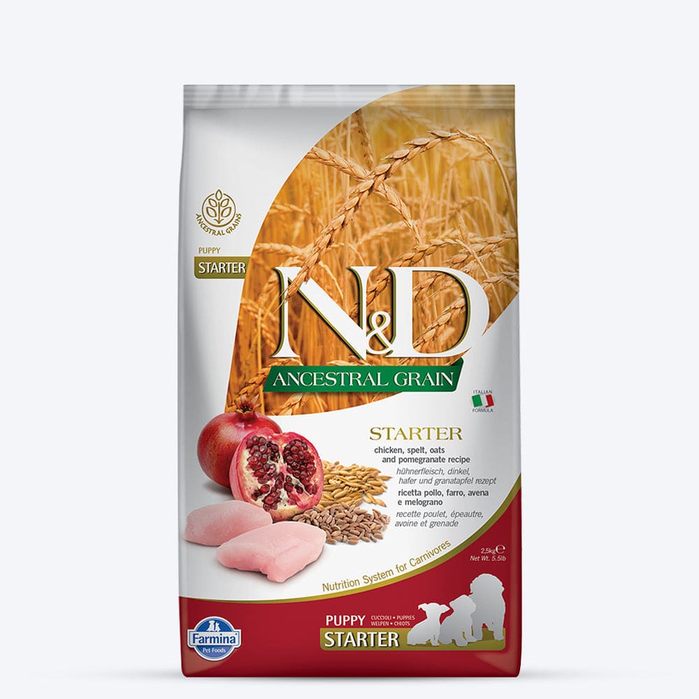 Farmina-N&D-Low-Grain-Starter-Puppy-Food-Chicken-&-Pomegranate-All-Breeds1 Farmina N&D Low Grain Starter Puppy Food - Chicken & Pomegranate - All Breeds