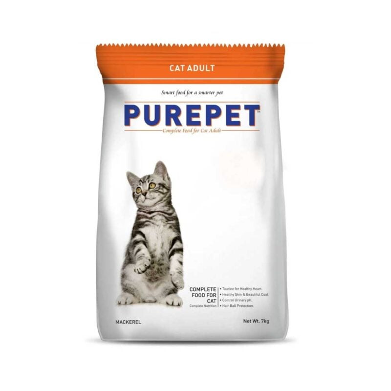 Purepet Mackerel Adult Dry Cat Food