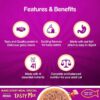 Whiskas Adult Tasty Mix Wet Cat Food Made With Real Fish, Tuna With Kanikama And Carrot in Gravy - 70g packs