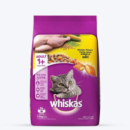 Whiskas Chicken Flavour Adult Cat Dry Food